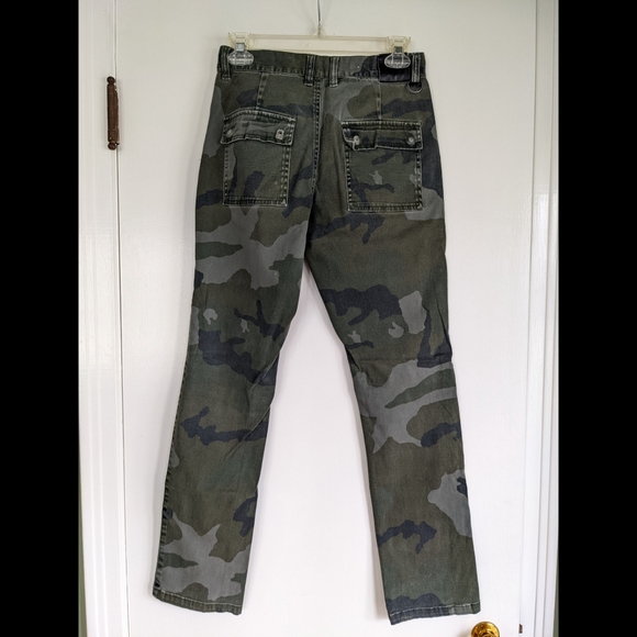 Camouflage Straight Legged Pants - Picture 2 of 7